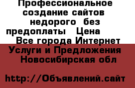 Профессиональное создание сайтов, недорого, без предоплаты › Цена ­ 5 000 - Все города Интернет » Услуги и Предложения   . Новосибирская обл.